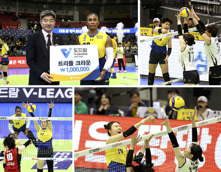 ‘탄탄한 조직력’의 현대건설 배구단은 개막전 이후, 7연승을 달리며 V4를 향해 순항 중입니다